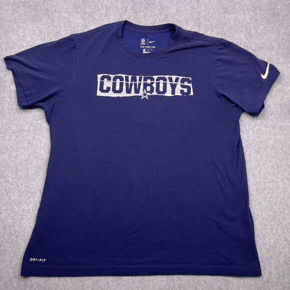 Nike Other - nike dri-fit dallas cowboys shirt blue nfl team apparel football mens xl